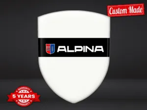 Alpina Adesivi Fibra Carbonio Auto Limitati Eleganti Design